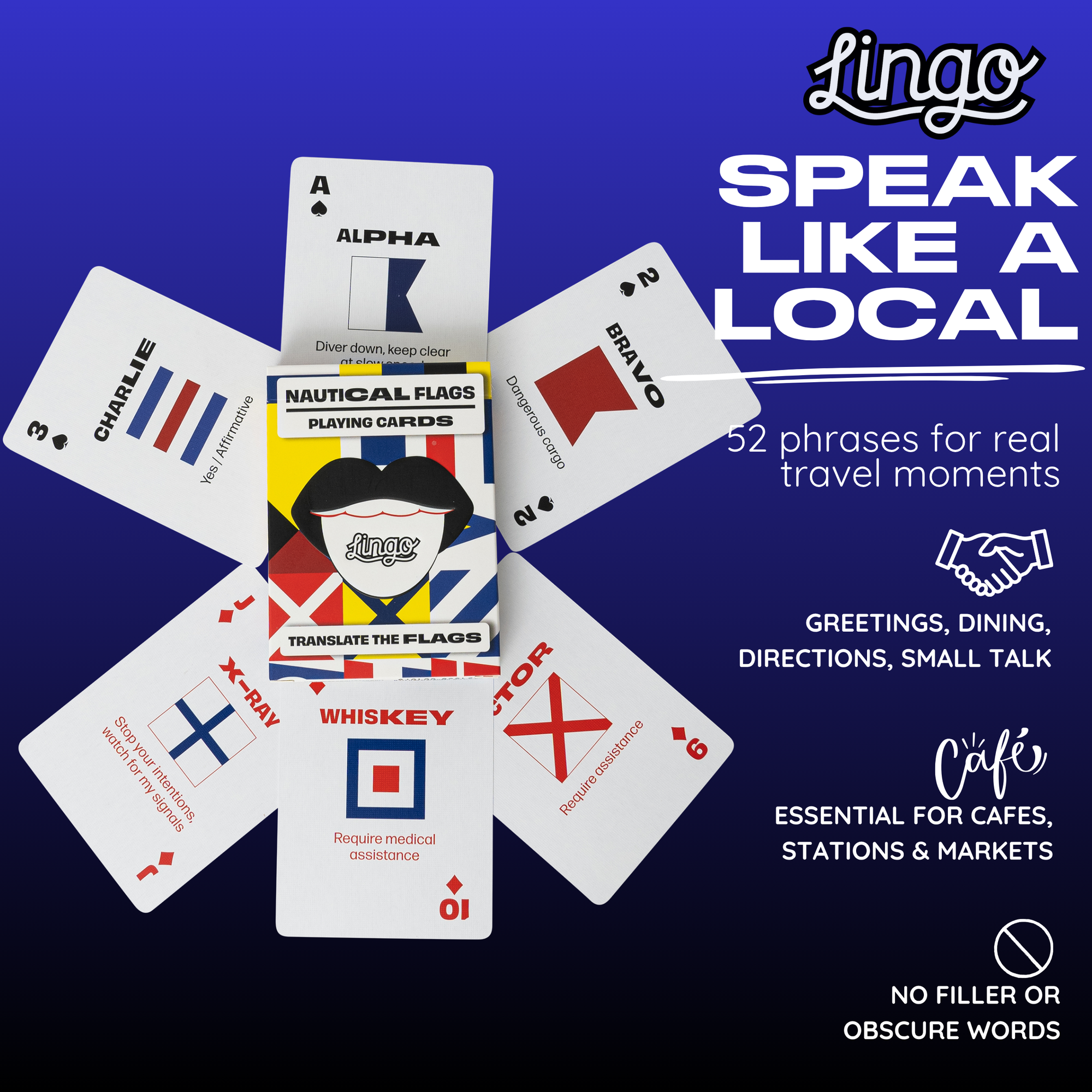 Nautical Lingo Playing Cards