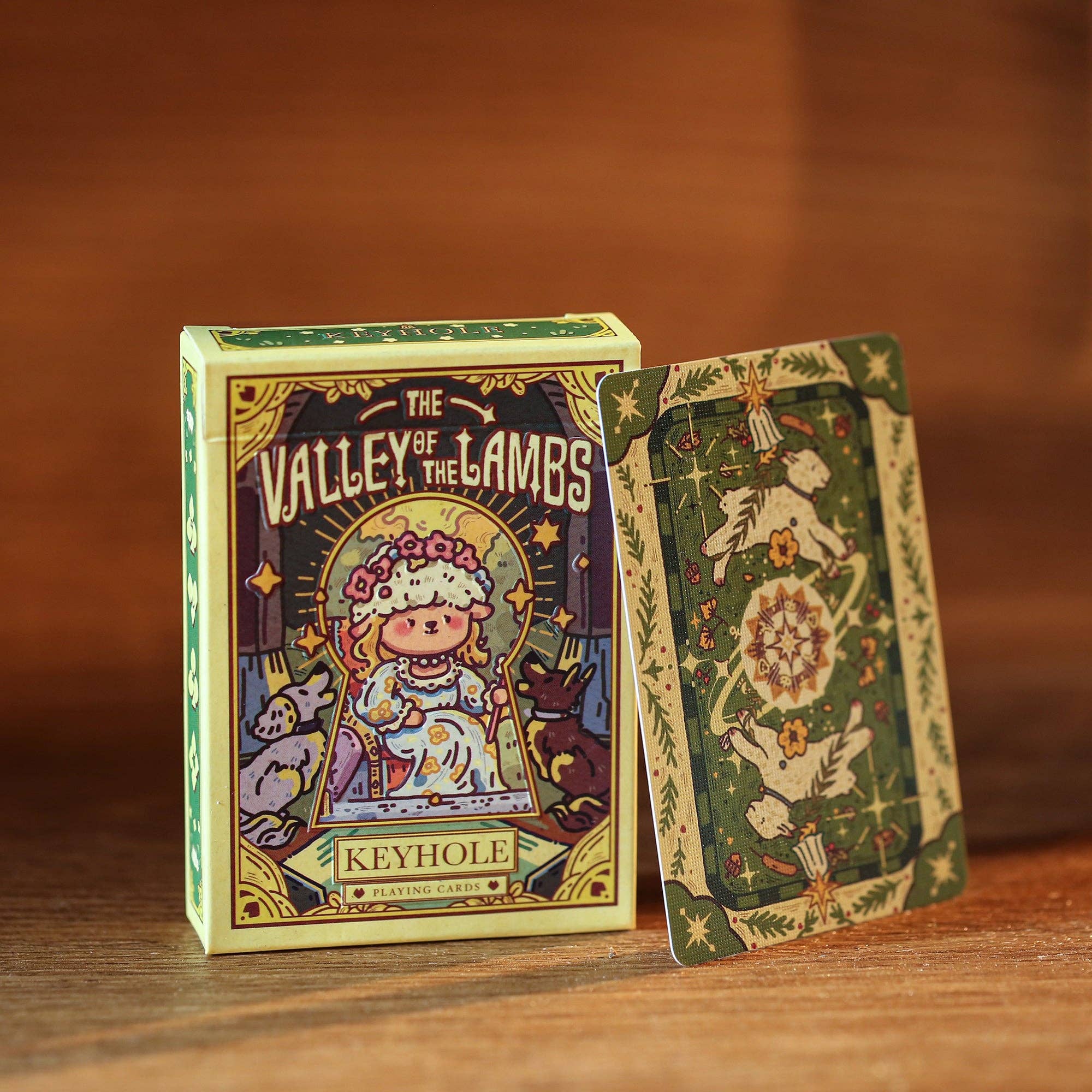The Valley of the Lambs Playing Cards - Silver Key Society - Keyhole Collection