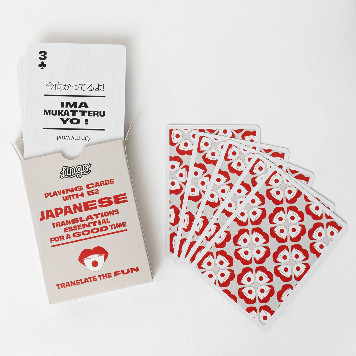 Lingo Japanese Playing Cards – Learn Japanese 52 Phrase Deck
