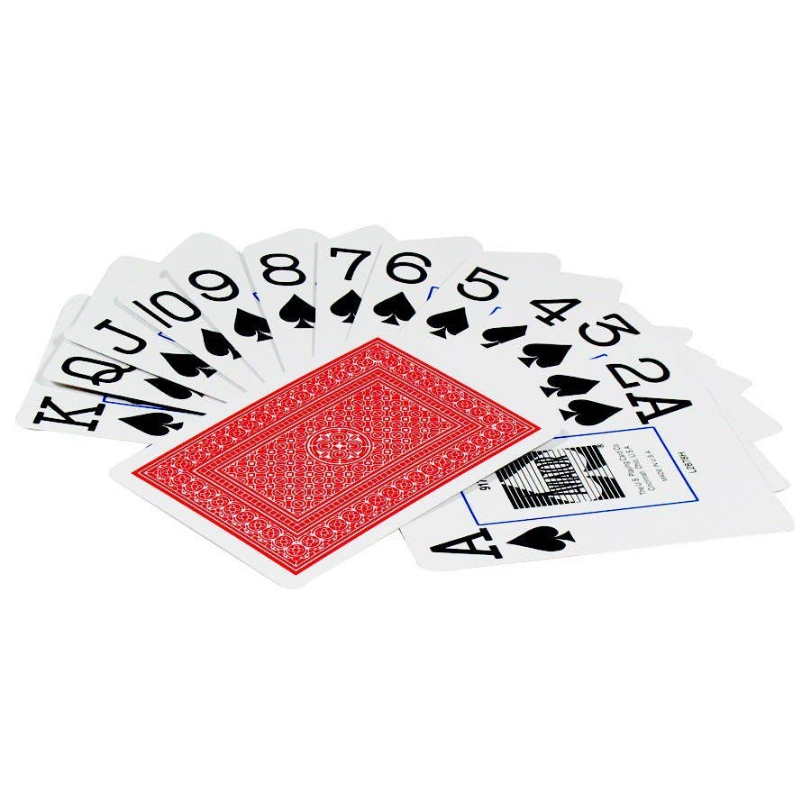Aviator Jumbo Index Poker Playing Cards – Red