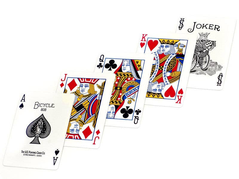 Bicycle Rider Standard Four Decks Black And Red