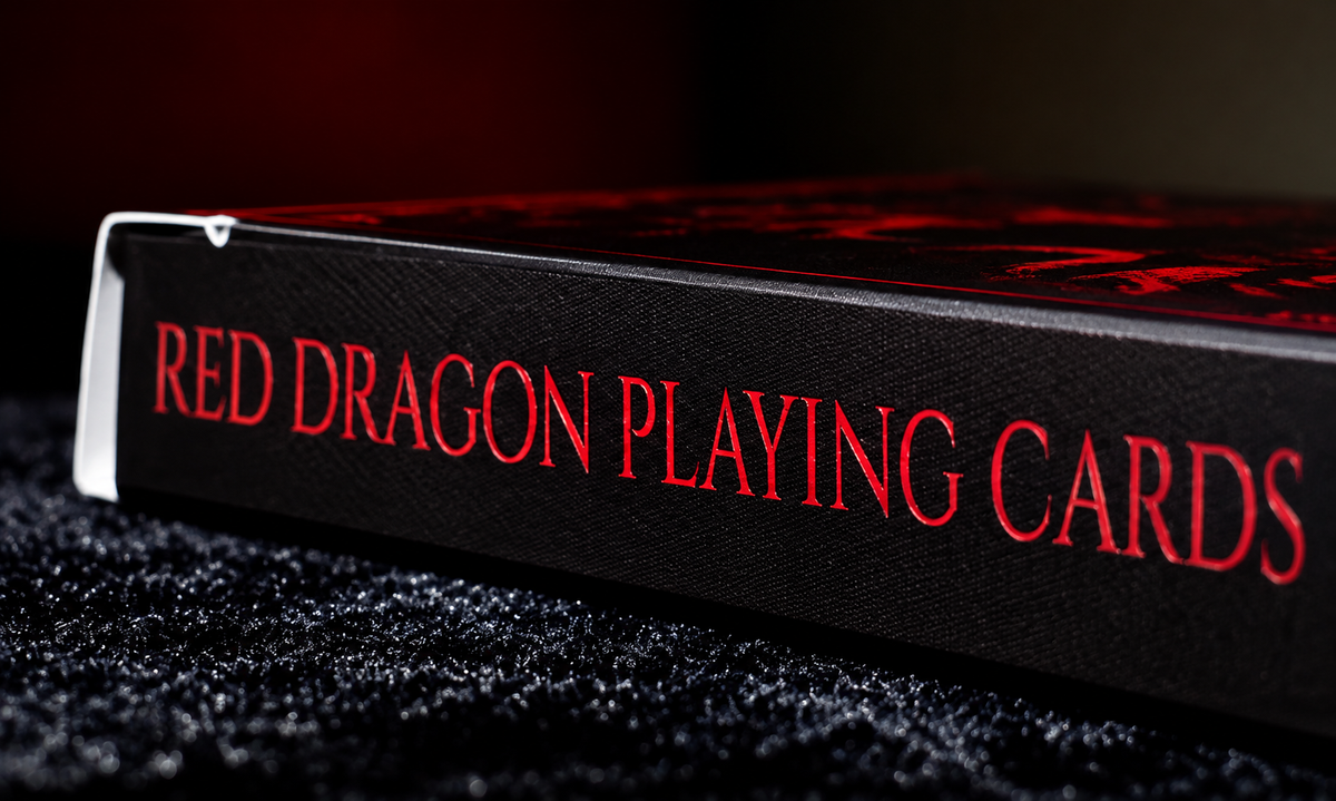 Red Dragon Playing Cards by Di Fatta – USPCC Cardistry Deck