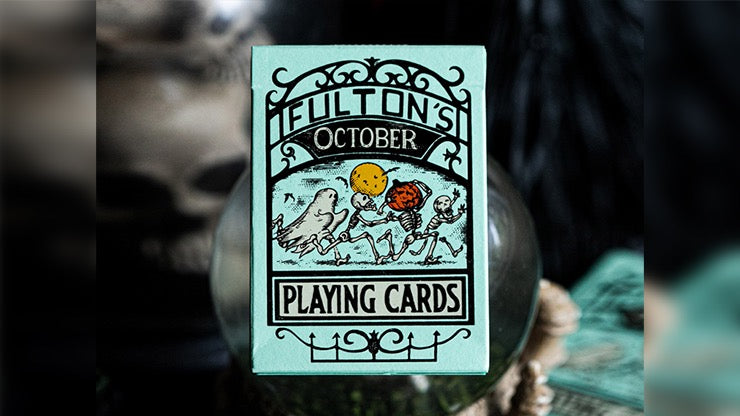 Fulton’s October V4 UV Glow Green Playing Cards
