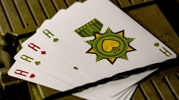 Military Playing Cards by Riffle Shuffle (Limited print 2500 Decks)