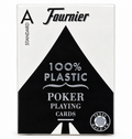 Fournier 2500 Plastic Poker Playing Cards – Dark Blue Standard Index