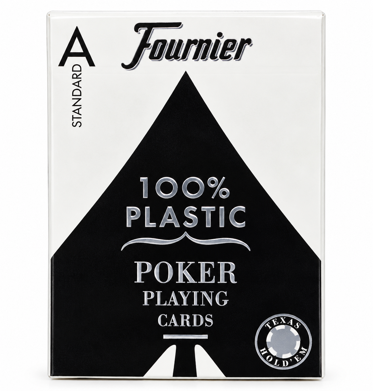 Fournier 2500 Plastic Poker Playing Cards – Dark Blue Standard Index