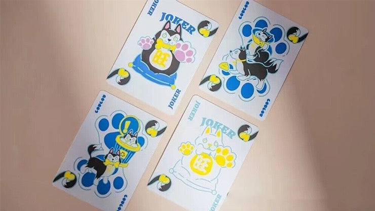 Bicycle Dog Blue Playing Cards – UV Pet Deck