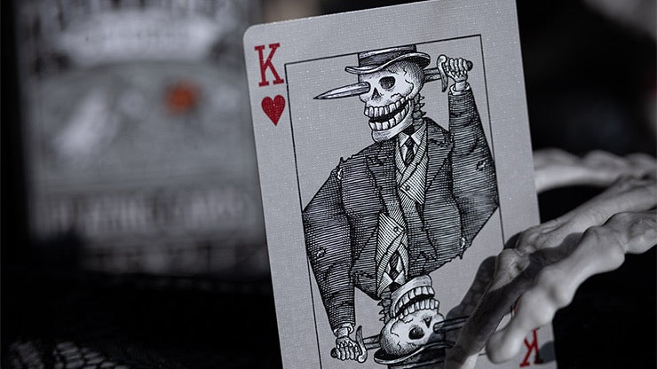 FULTONS OCTOBER TOMBSTONE GREY PLAYING CARDS