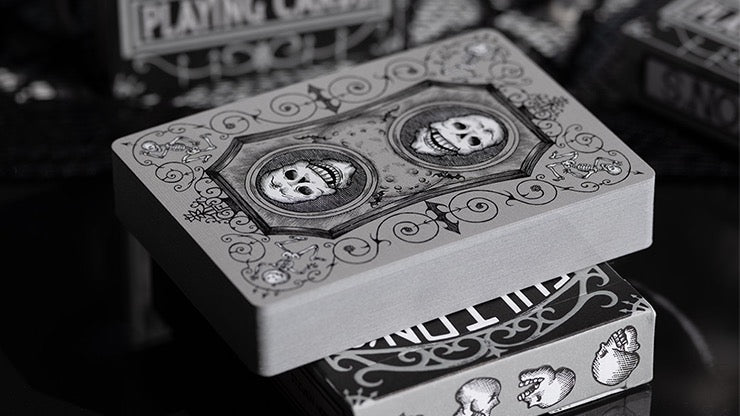FULTONS OCTOBER TOMBSTONE GREY PLAYING CARDS
