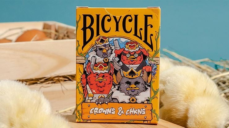 Bicycle Chkns & Crowns Playing Cards by Creon Chkn