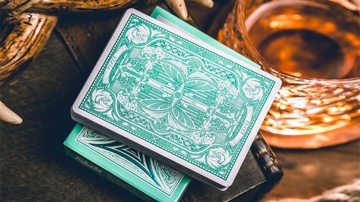 Sanctuary (Cyan) Playing Cards — Hiddenlight