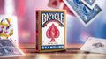 Bicycle Rider Standard Poker Cards Golden Frame Blue