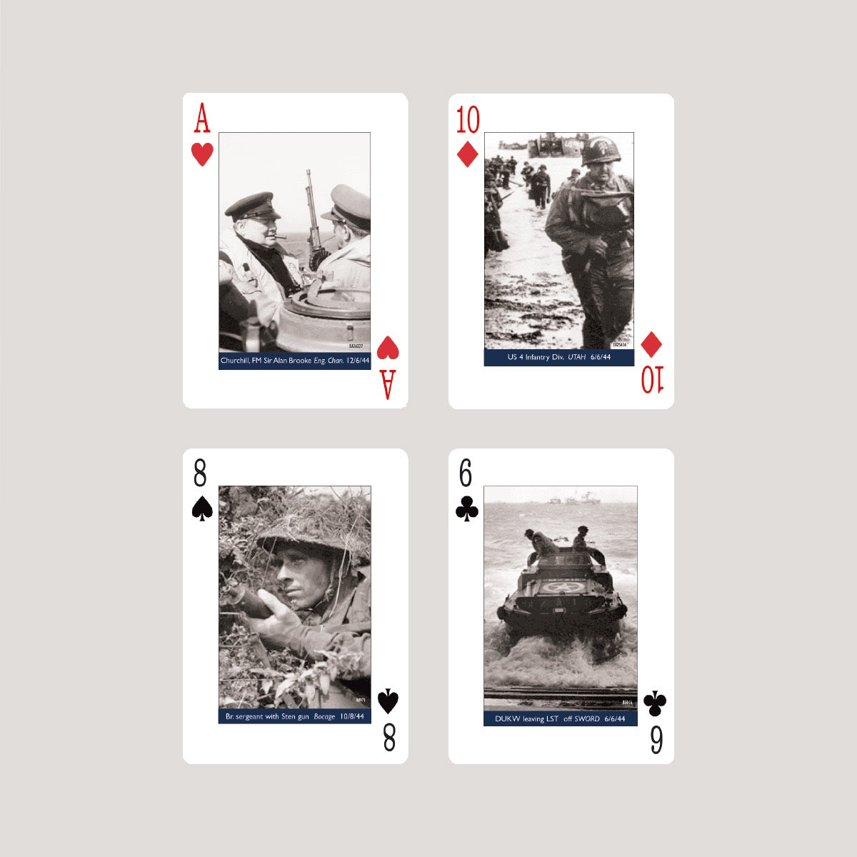 D-Day 80th Anniversary Playing Cards – Piatnik