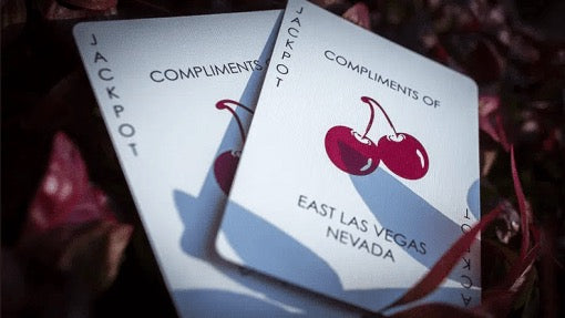 Cherry Casino (Sahara Green) Playing Cards – Pure Imagination Projects