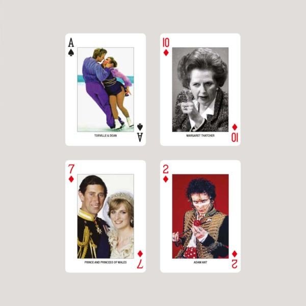 Piatnik Eighties Playing Cards – 1980s Icons & Pop Culture Deck