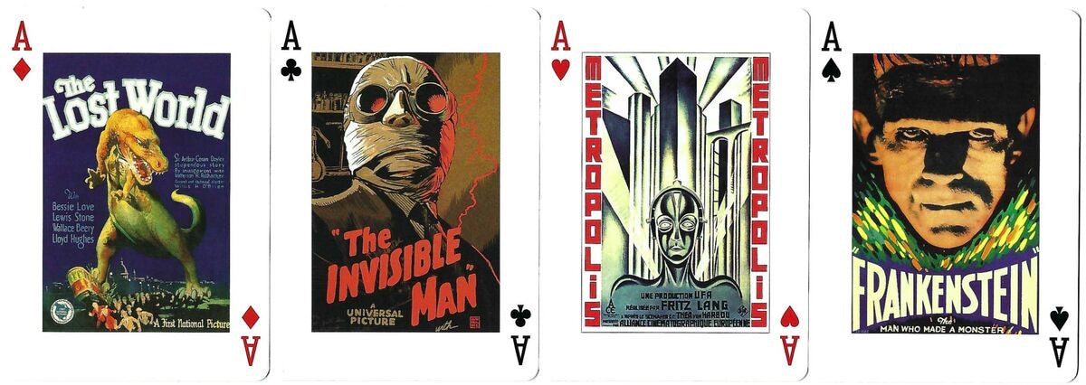 Piatnik Science Fiction Playing Cards – Vintage Sci-Fi Art Deck