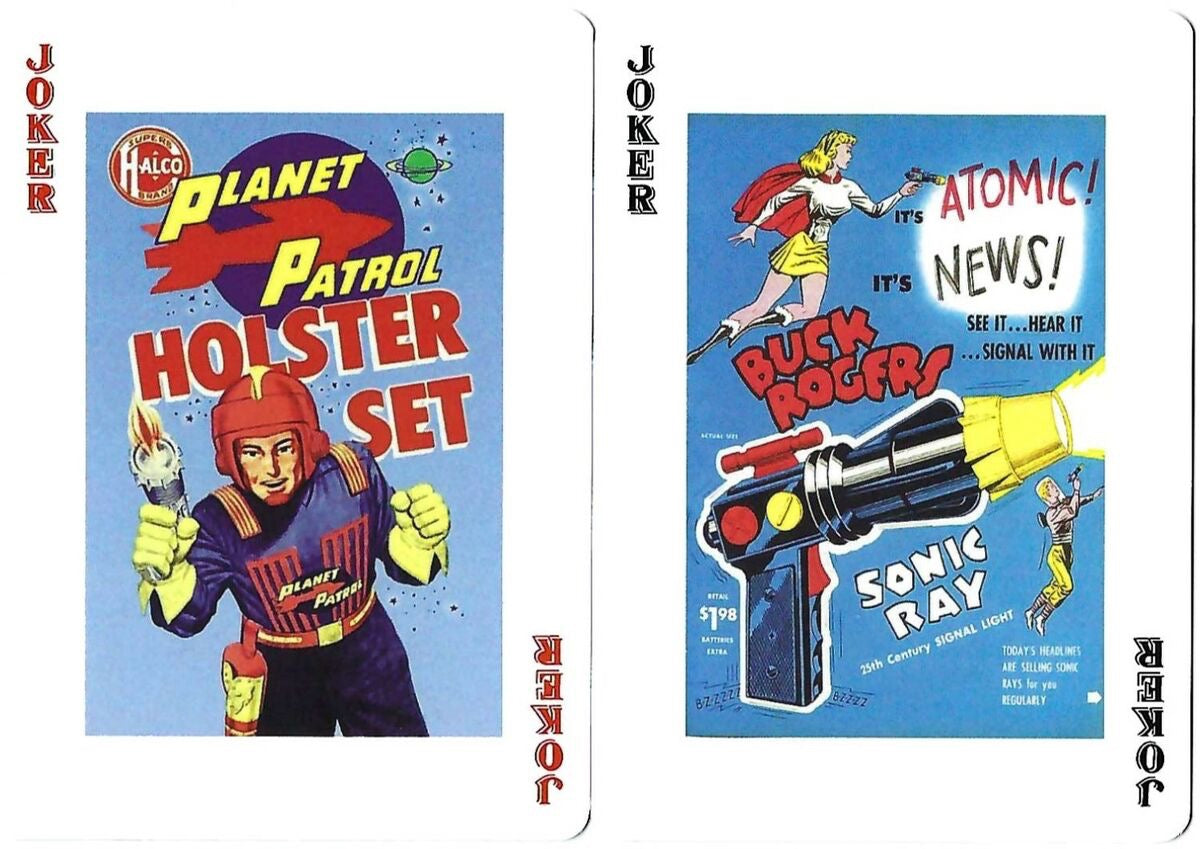 Piatnik Science Fiction Playing Cards – Vintage Sci-Fi Art Deck