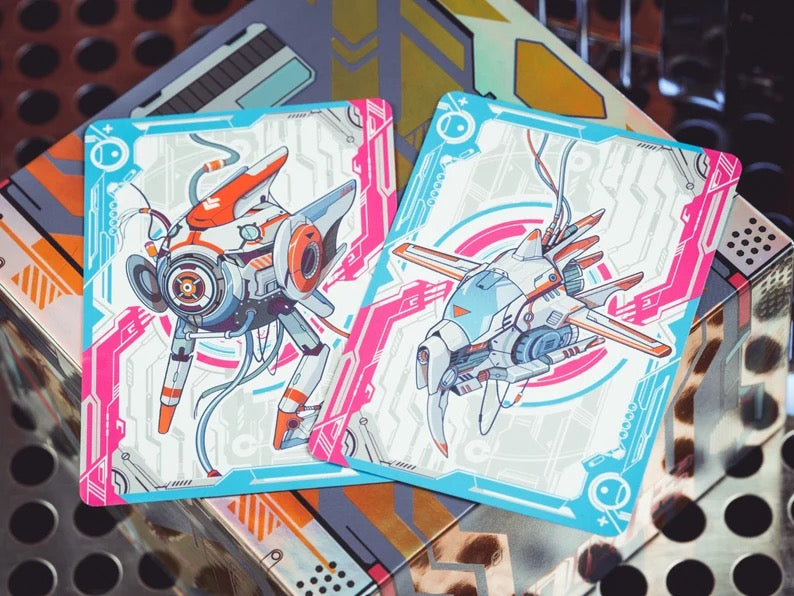 The Flying Saucer Cyberpunk Playing Cards: Native-Standard Deck