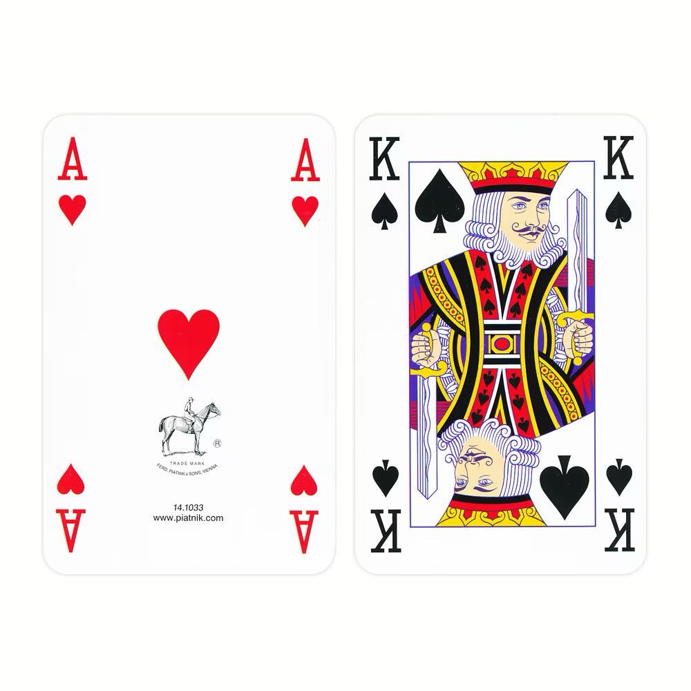 Classic Bridge Single Deck Playing Cards (Red)