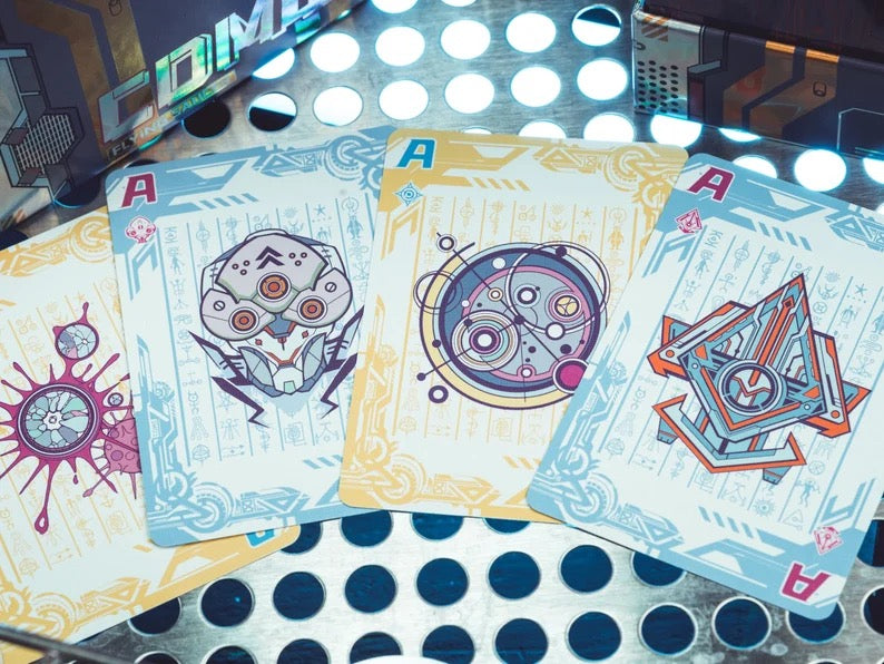 The Flying Saucer Cyberpunk Playing Cards: Native-Standard Deck
