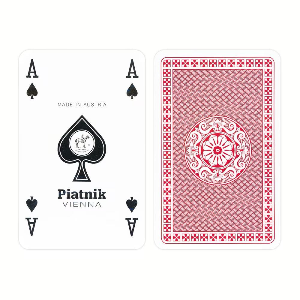 Classic Bridge Single Deck Playing Cards (Red)