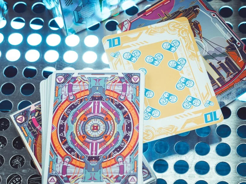 The Flying Saucer Cyberpunk Playing Cards: Native-Standard Deck