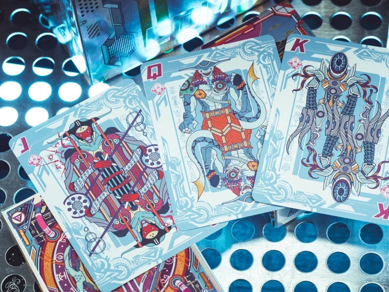 The Flying Saucer Cyberpunk Playing Cards: Native-Standard Deck