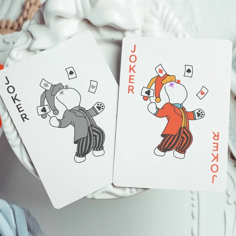 The Cat’s & Dog's Diary Playing Cards: Dog (Green)