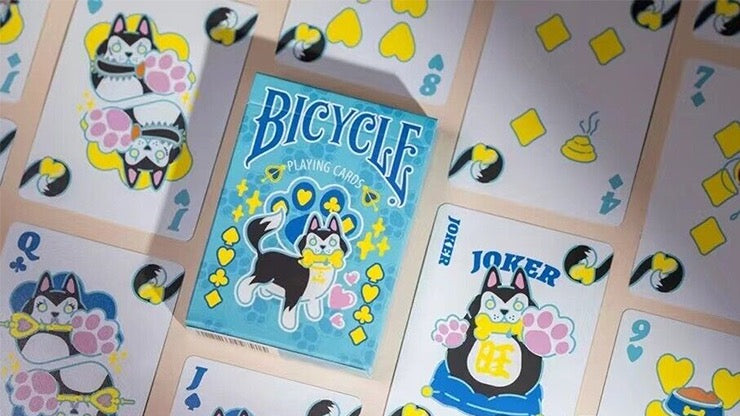 Bicycle Dog Blue Playing Cards – UV Pet Deck