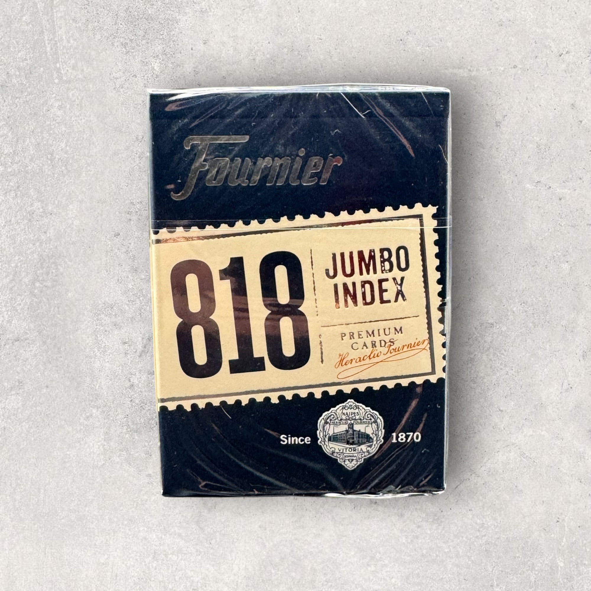 Fournier 818 Poker Cards (Blue) Jumbo Index