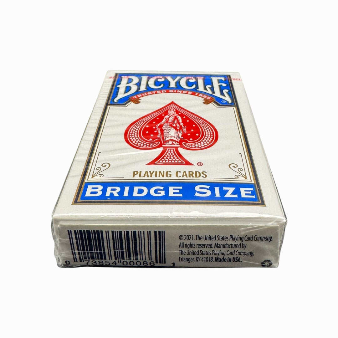 Bicycle Rider Back Bridge Size Cards Deck (Blue)
