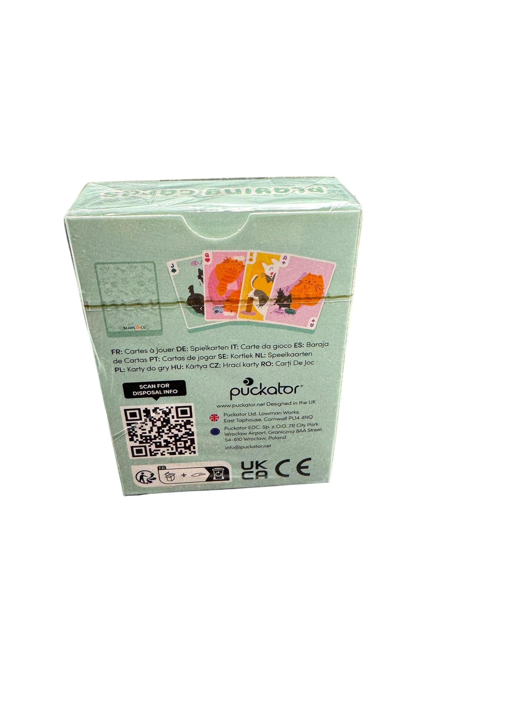 Beans & Co Cats Standard Playing Card Deck