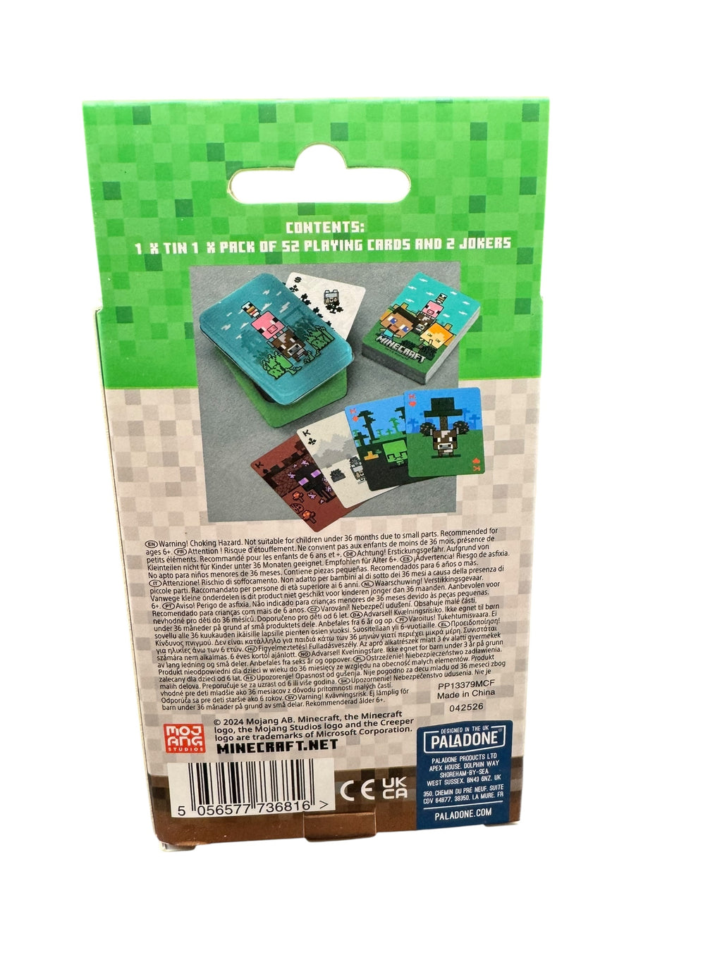 Minecraft Animals Playing Cards – Official Deck in Collectible Tin