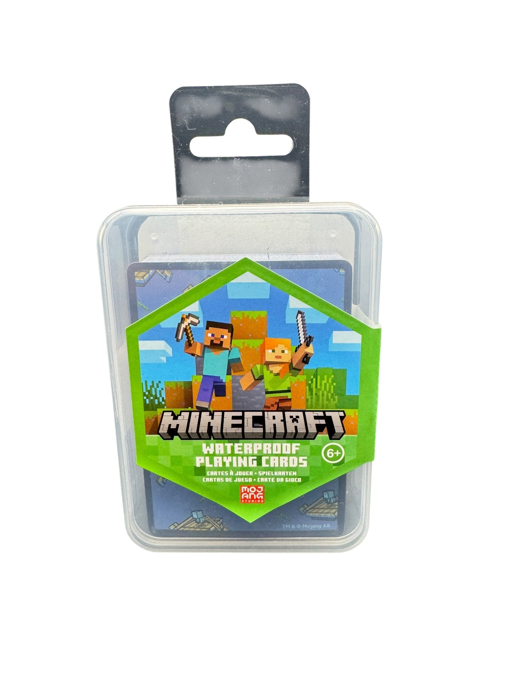 Minecraft Waterproof Playing Cards – Official Deck in Plastic Case