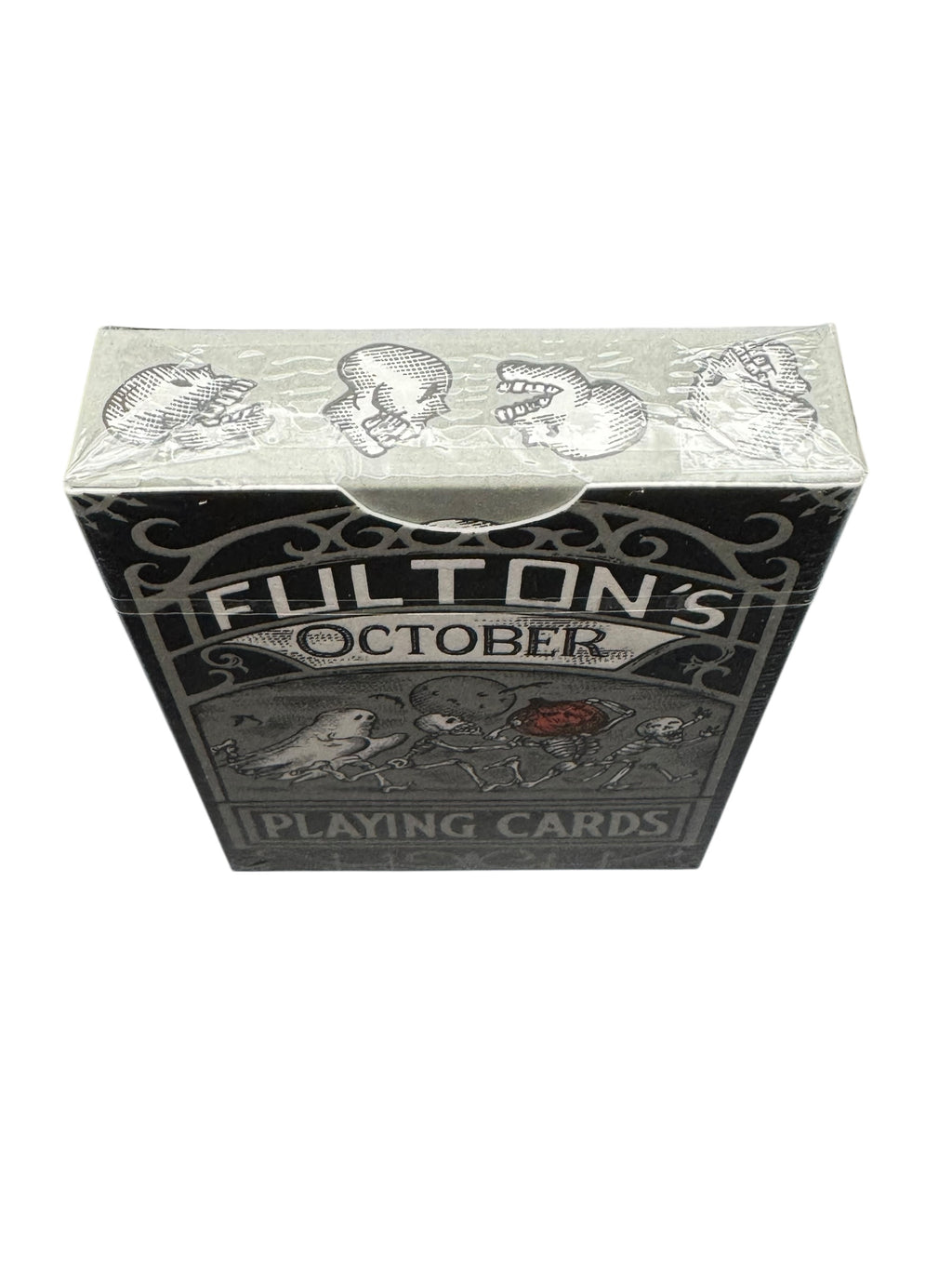 FULTONS OCTOBER TOMBSTONE GREY PLAYING CARDS