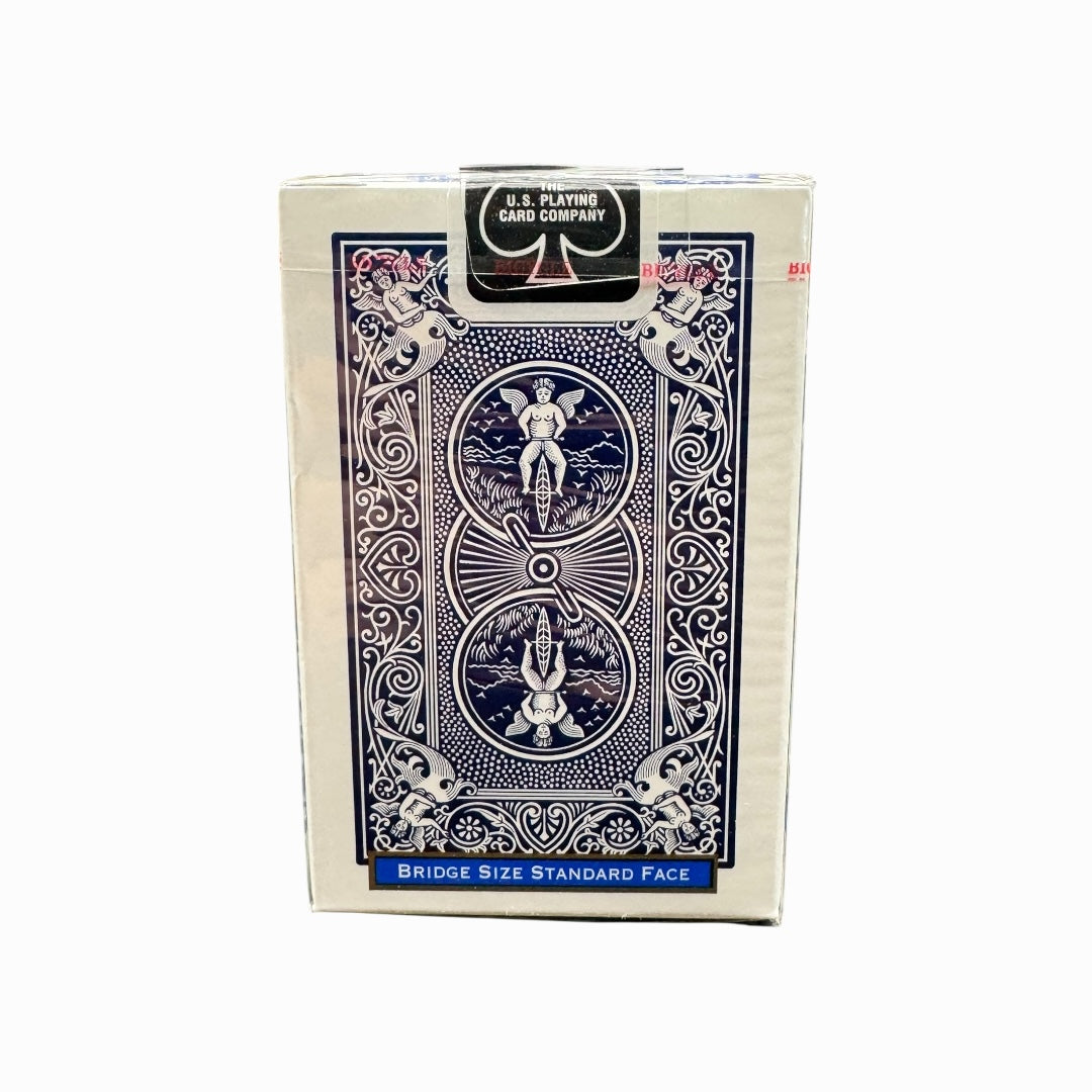Bicycle Rider Back Bridge Size Cards Deck (Blue)