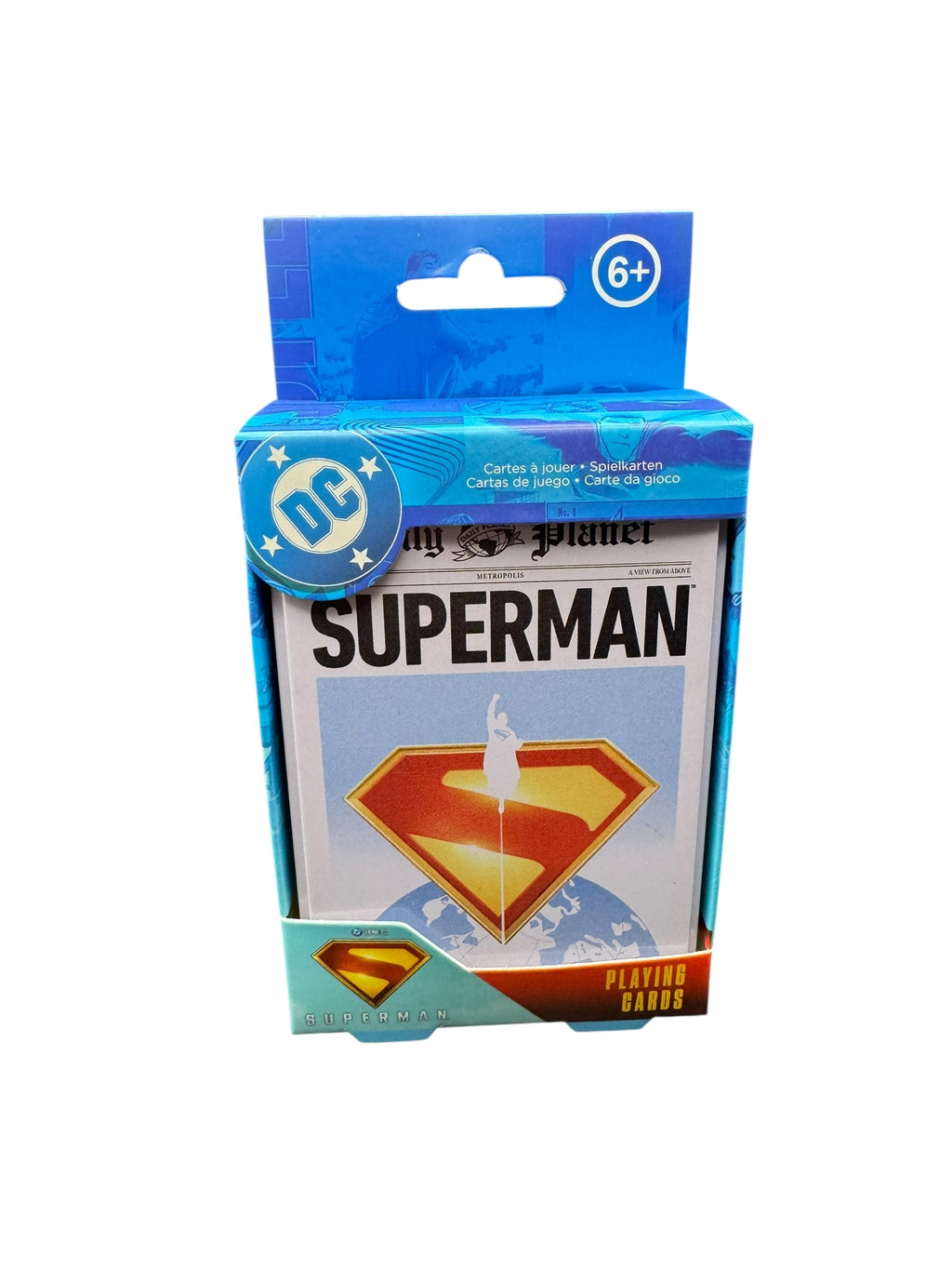 Superman Playing Cards – Official DC Comics Deck in Embossed Tin