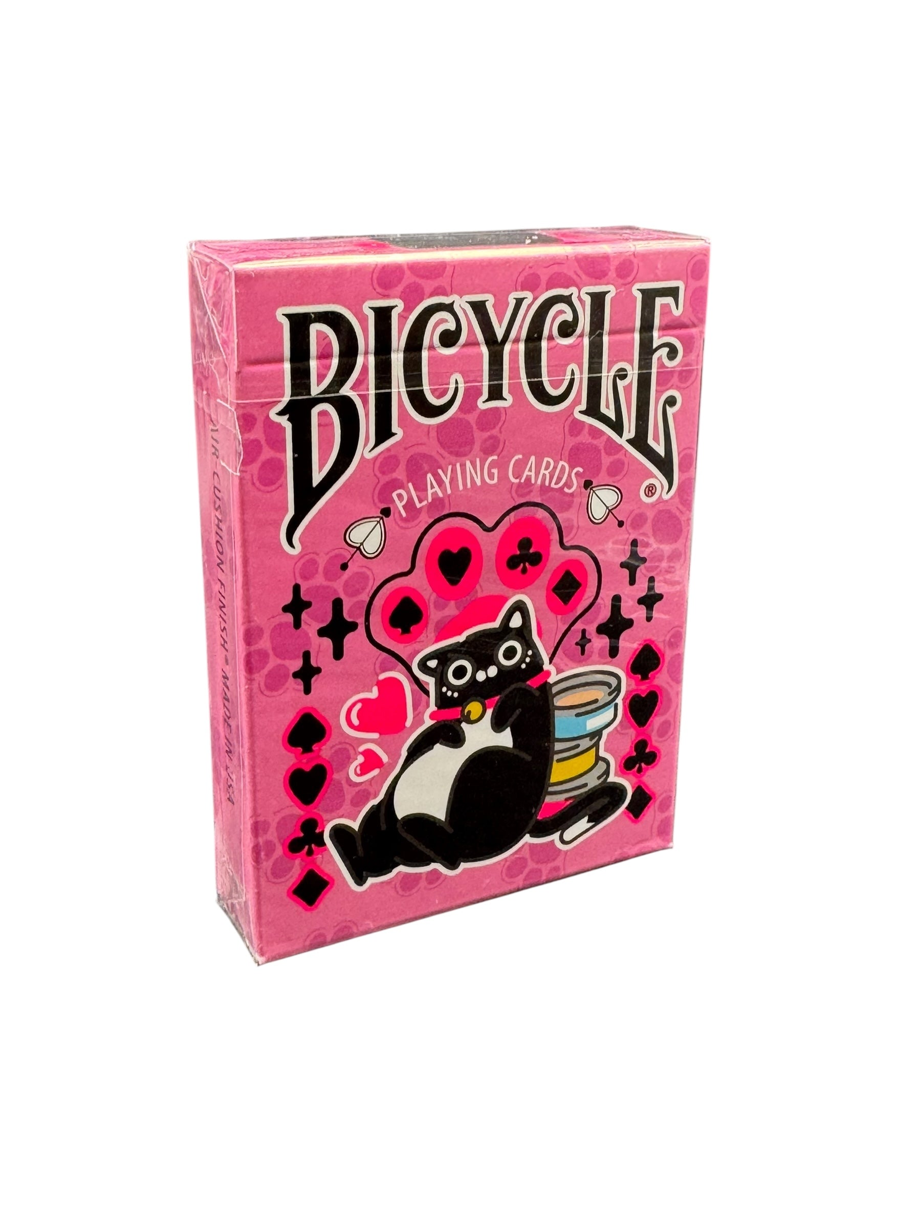 Bicycle Cat (Pink) Playing Cards