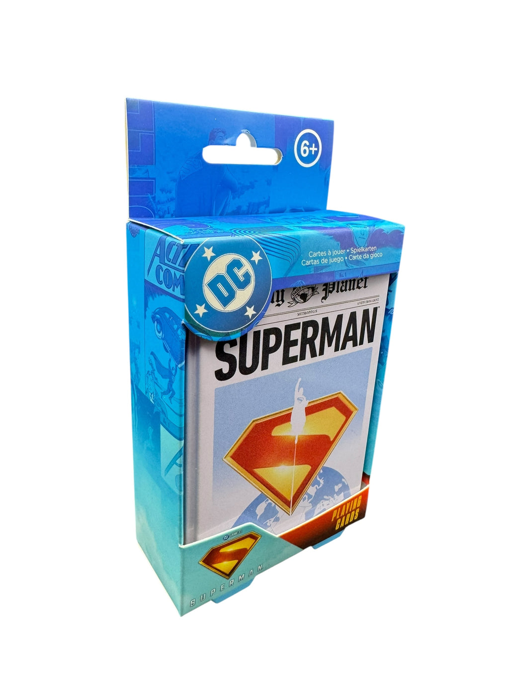 Superman Playing Cards – Official DC Comics Deck in Embossed Tin