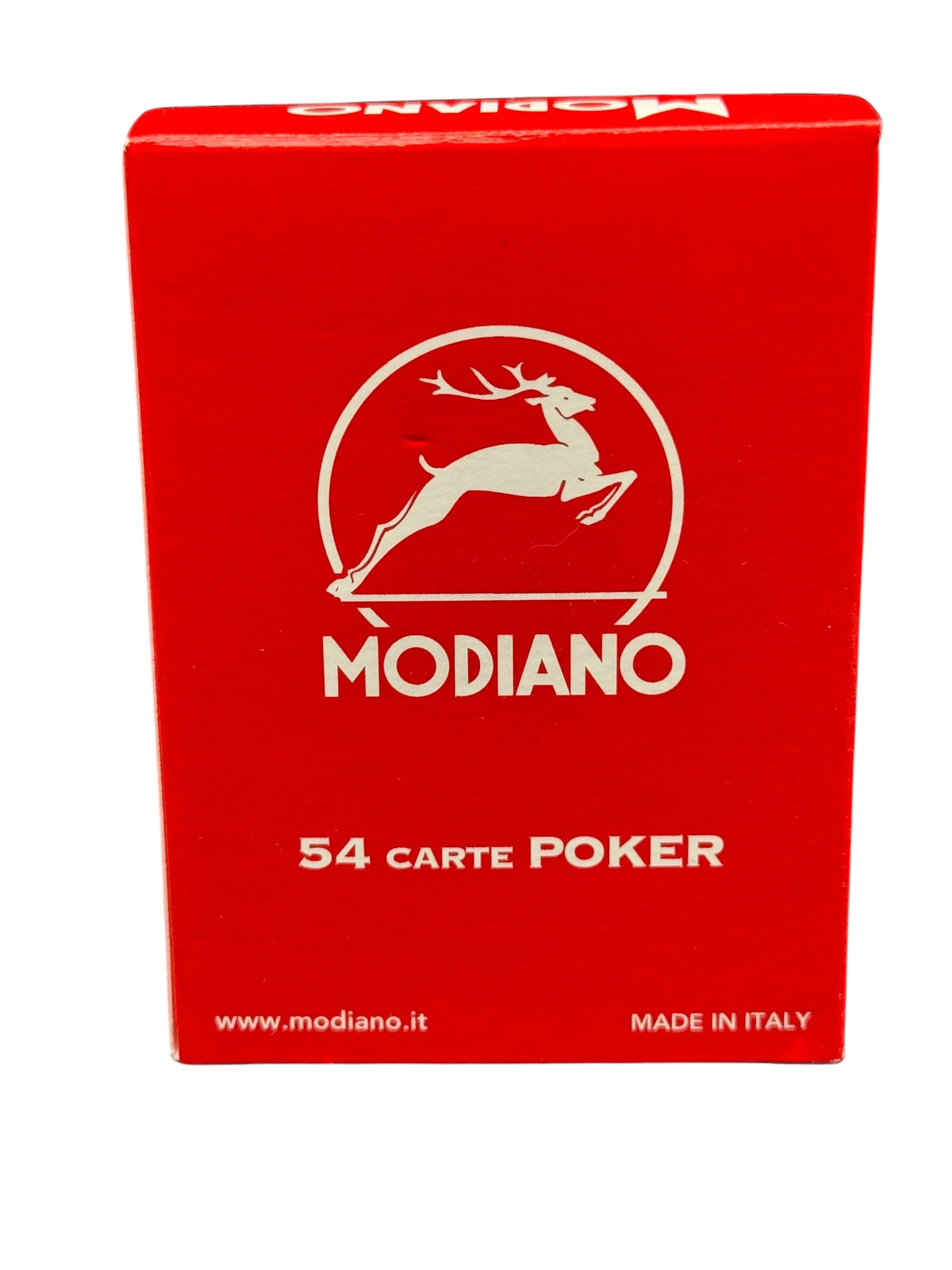 Modiano Poker Club F/N Playing Cards – Red Back