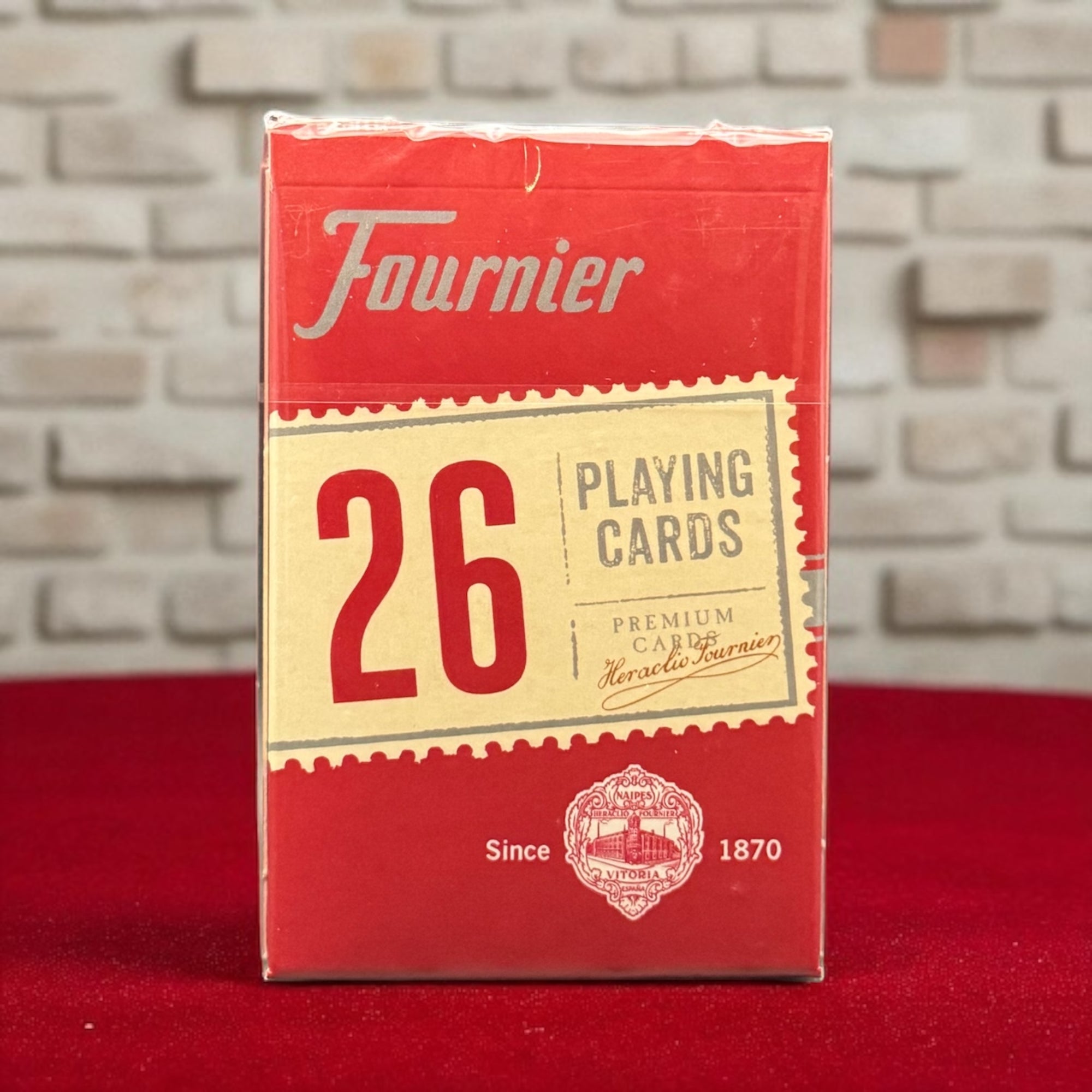 Fournier 26 Bridge Cards (Red)