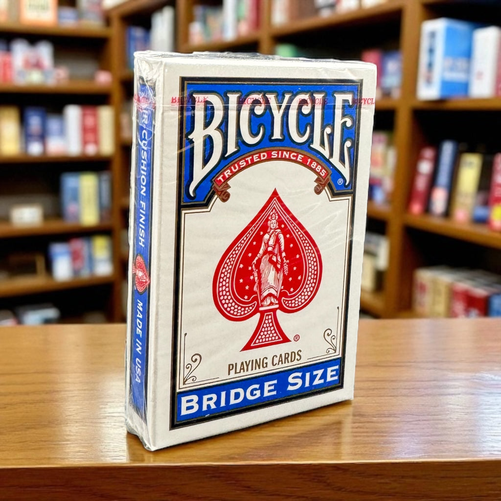 Bicycle Rider Back Bridge Size Cards Deck (Blue)