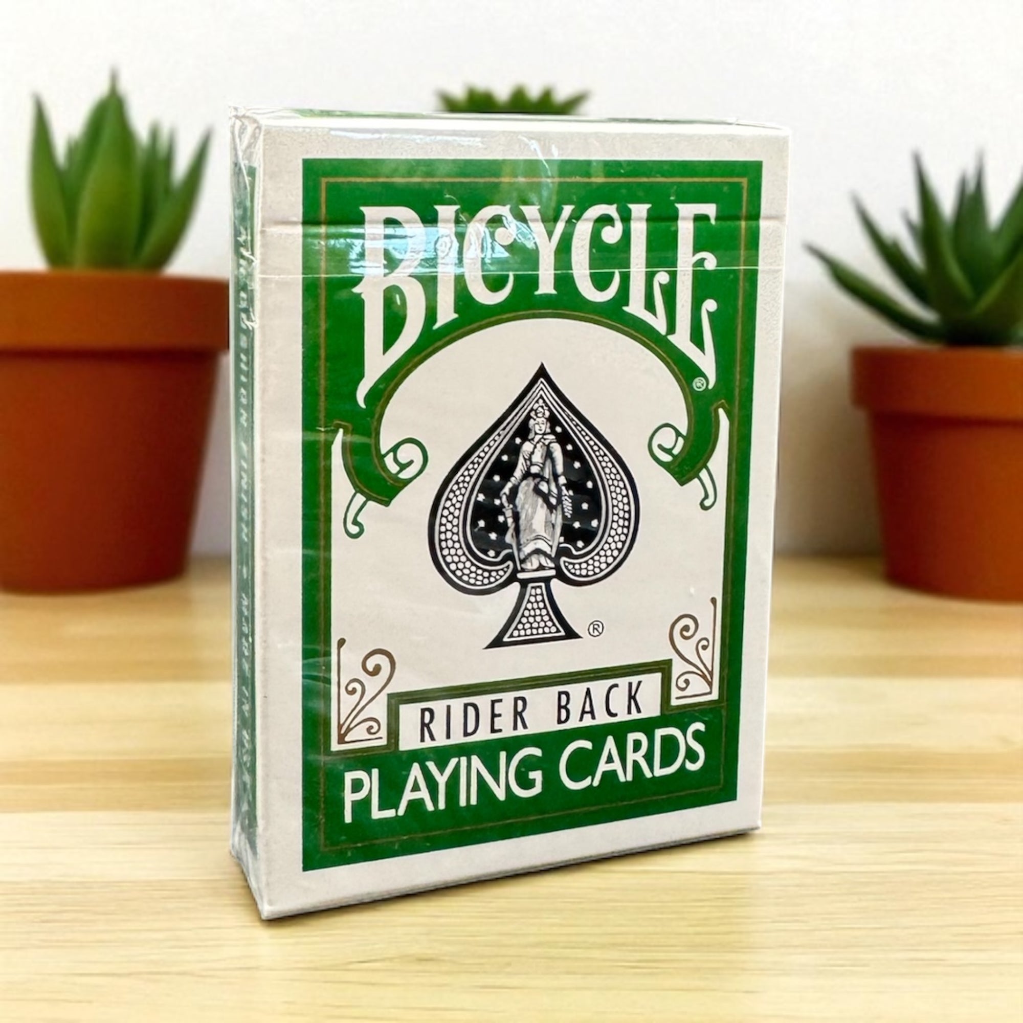 Bicycle Rider Back Playing Cards (Green)