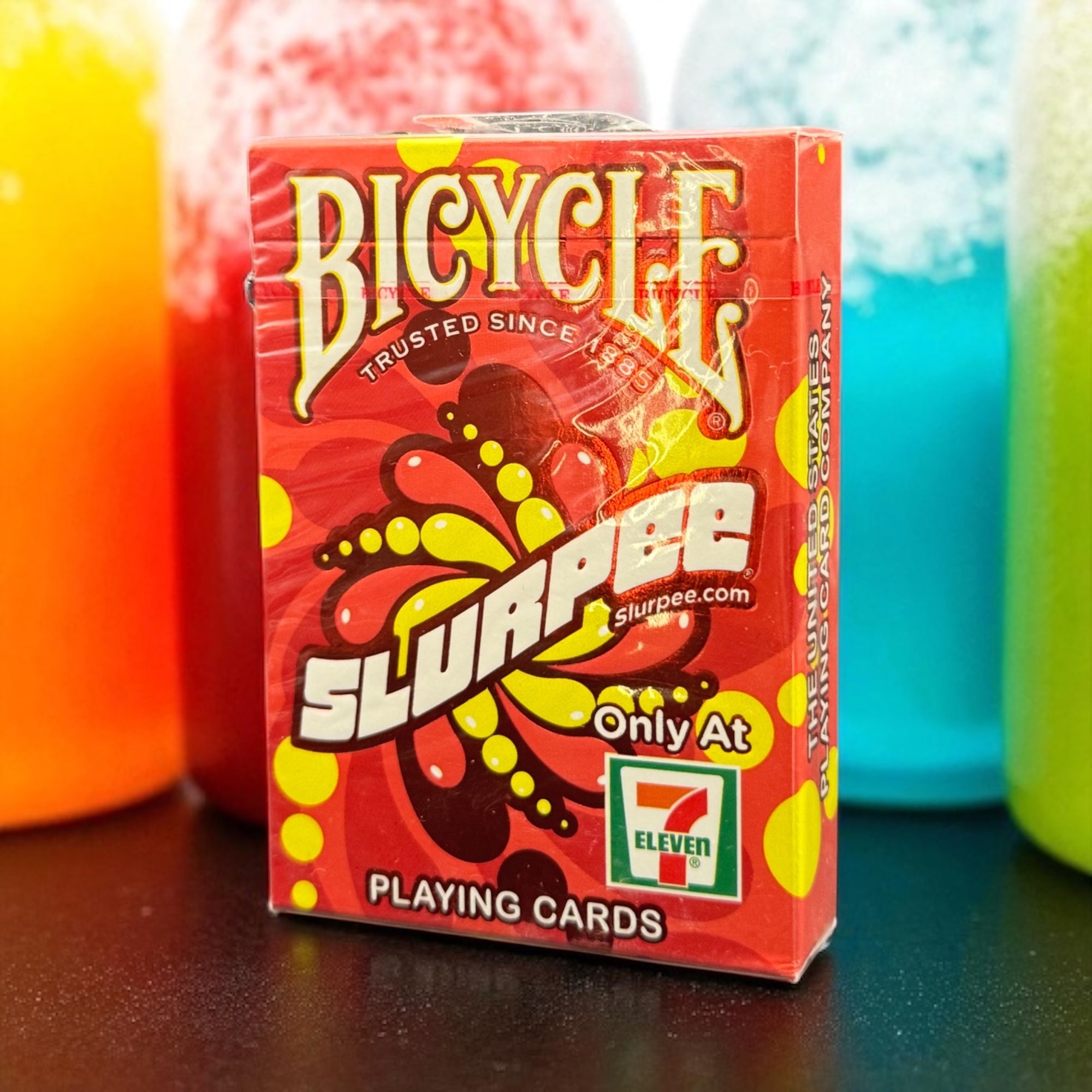 Bicycle 7 Eleven Slurpee 2020 Playing Cards - Red
