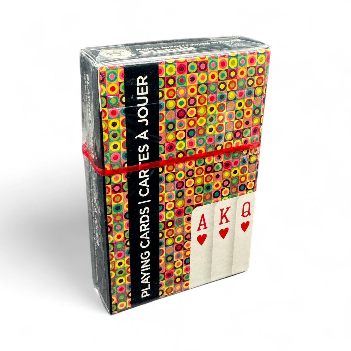 Piatnik Dots Red Bridge Size Playing Cards