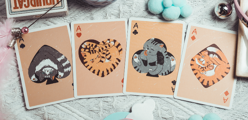Liquid Cat Playing Cards — Dogs & Cats Collection