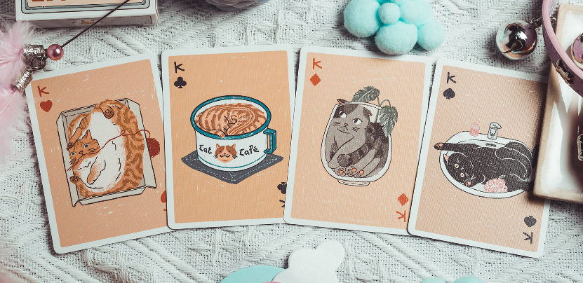 Liquid Cat Playing Cards — Dogs & Cats Collection