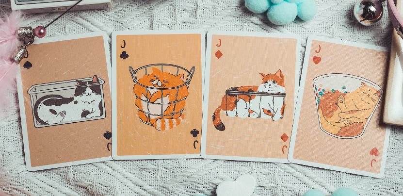 Liquid Cat Playing Cards — Dogs & Cats Collection
