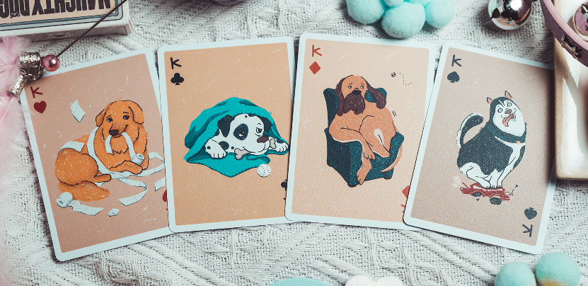 Naughty Dog Playing Cards — Dogs & Cats Collection