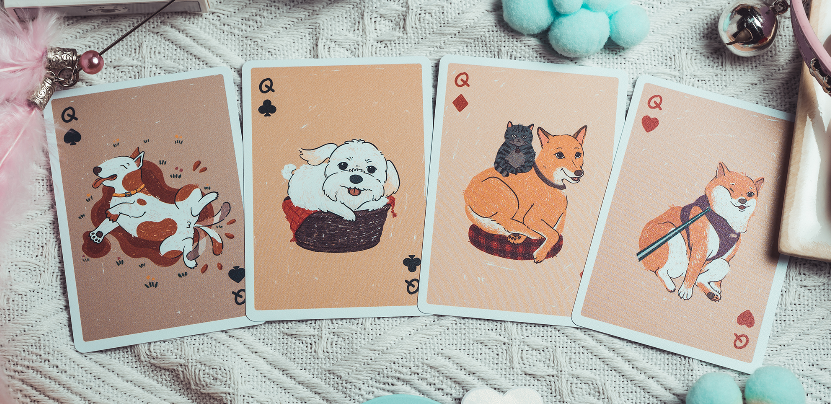 Naughty Dog Playing Cards — Dogs & Cats Collection